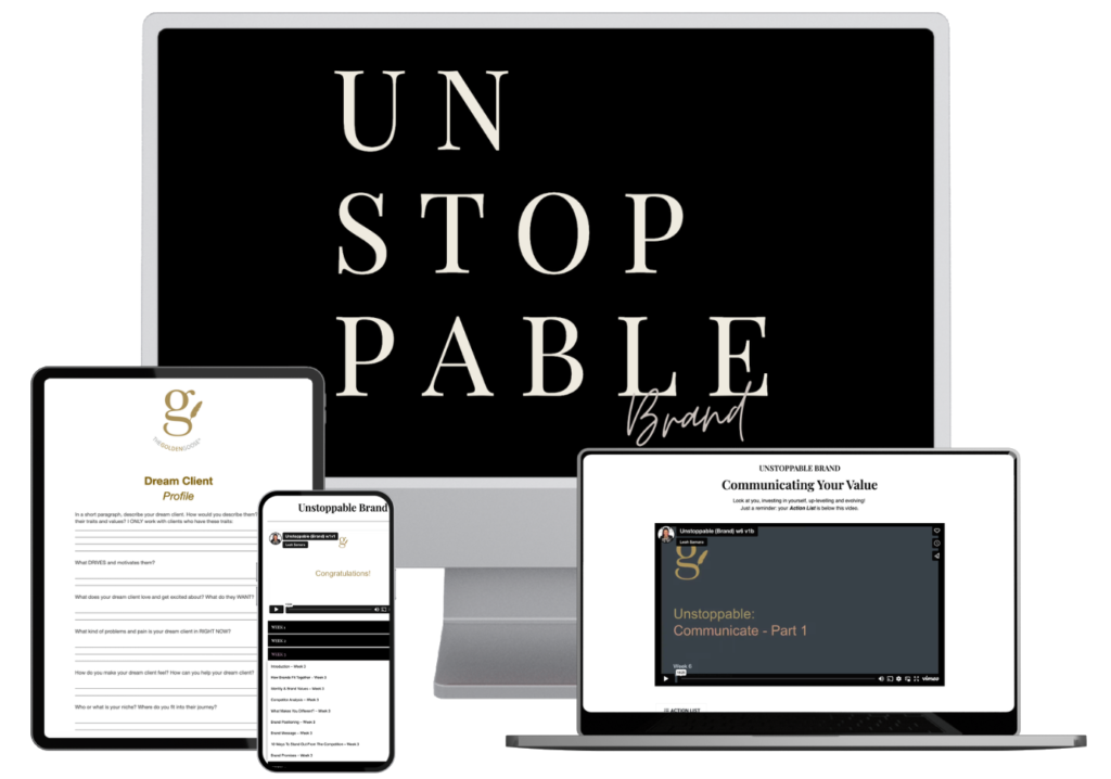 Unstoppable Brand Self Study Brand Strategy & Brand Development Course
